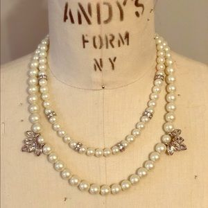 Faux Pearl Necklace